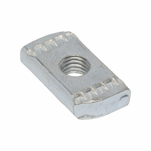 Kora Plain Channel Nuts BZP - M10