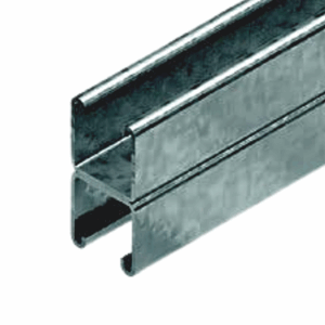 41 x 41mm x 3m Back to Back Heavy Gauge Plain Channel Hot Dip Galvanised Steel