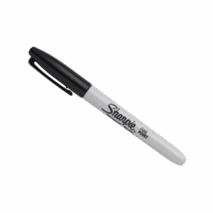 Fine Tip Permanent Marker Black